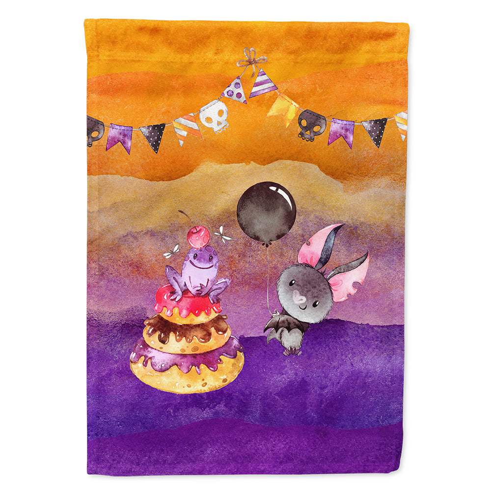 Halloween Sweets Party House Flag 28x40 Porch Sleeve Pole Decorative Outside Yard Banner Artwork Wall Hanging, Polyester