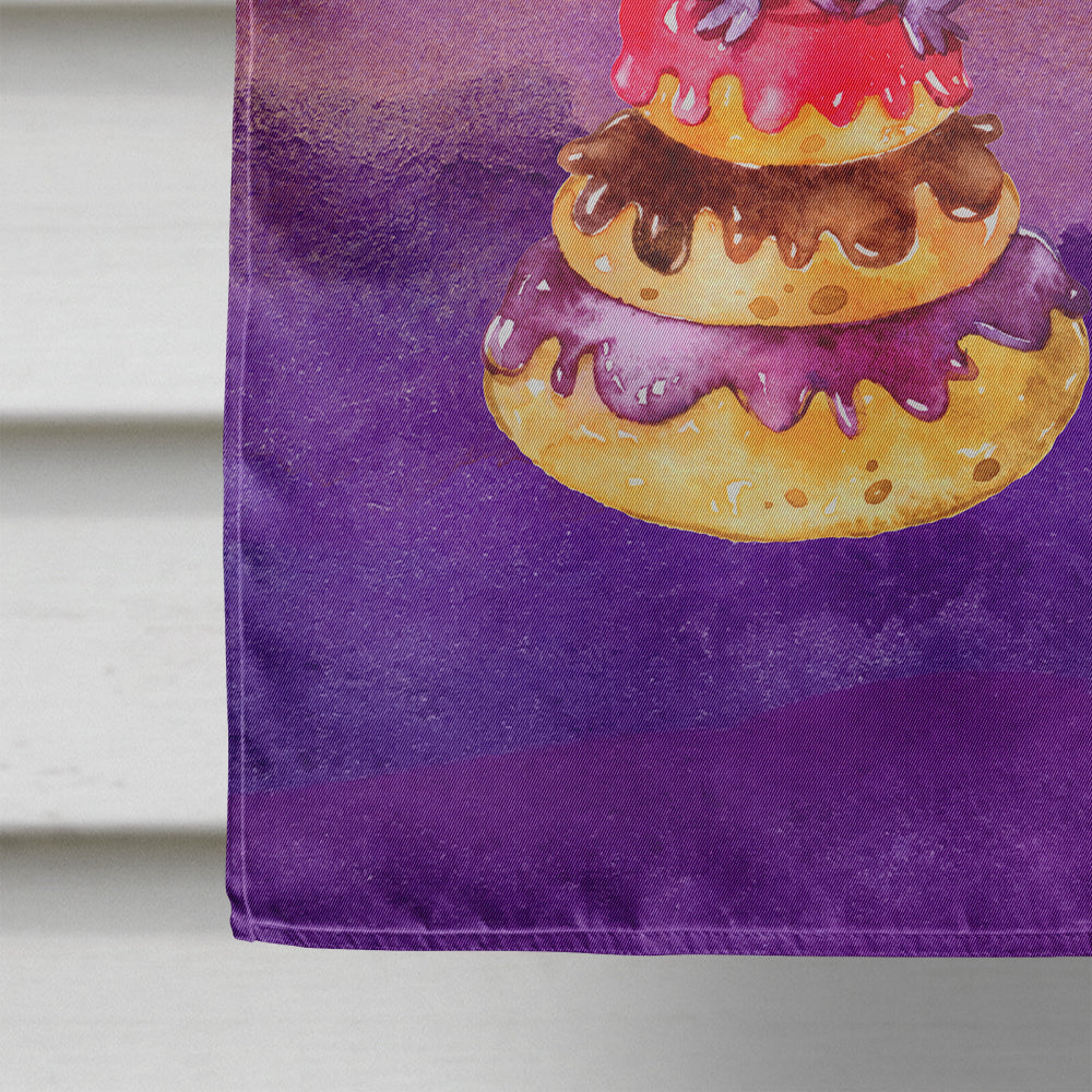 Halloween Sweets Party House Flag 28x40 Porch Sleeve Pole Decorative Outside Yard Banner Artwork Wall Hanging, Polyester