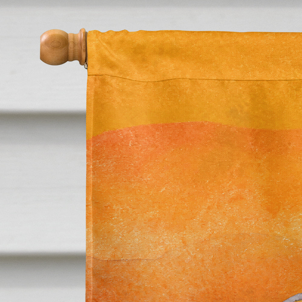 Halloween Pumpkin Snake House Flag 28x40 Porch Sleeve Pole Decorative Outside Yard Banner Artwork Wall Hanging, Polyester