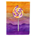 Halloween Sucker Lollipop House Flag 28x40 Porch Sleeve Pole Decorative Outside Yard Banner Artwork Wall Hanging, Polyester