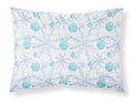 Winter Snowflakes on White Standard Pillowcase Lightweight Super Soft Easy Care Decorative Artwork Pillowcase, Standard