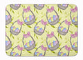 Easter Basket and Eggs Memory Foam Kitchen Mat Machine Washable Anti-Fatigue Cushion Comfort Bath or Kitchen Rug