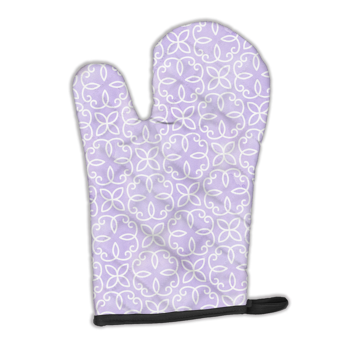 Gemoetric Circles on Purple Watercolor Oven Mitt Heat Resistant Thick Oven Mitt for Hot Pans and Oven, Kitchen Mitt Protect Hands, Cooking Baking Glove