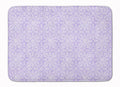 Gemoetric Circles on Purple Watercolor Memory Foam Kitchen Mat Machine Washable Anti-Fatigue Cushion Comfort Bath or Kitchen Rug