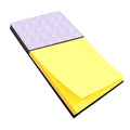 Gemoetric Circles on Purple Watercolor Watercolor Sticky Note Holder Refillable Dispenser Desk Accessory 3x3 Pad Gift