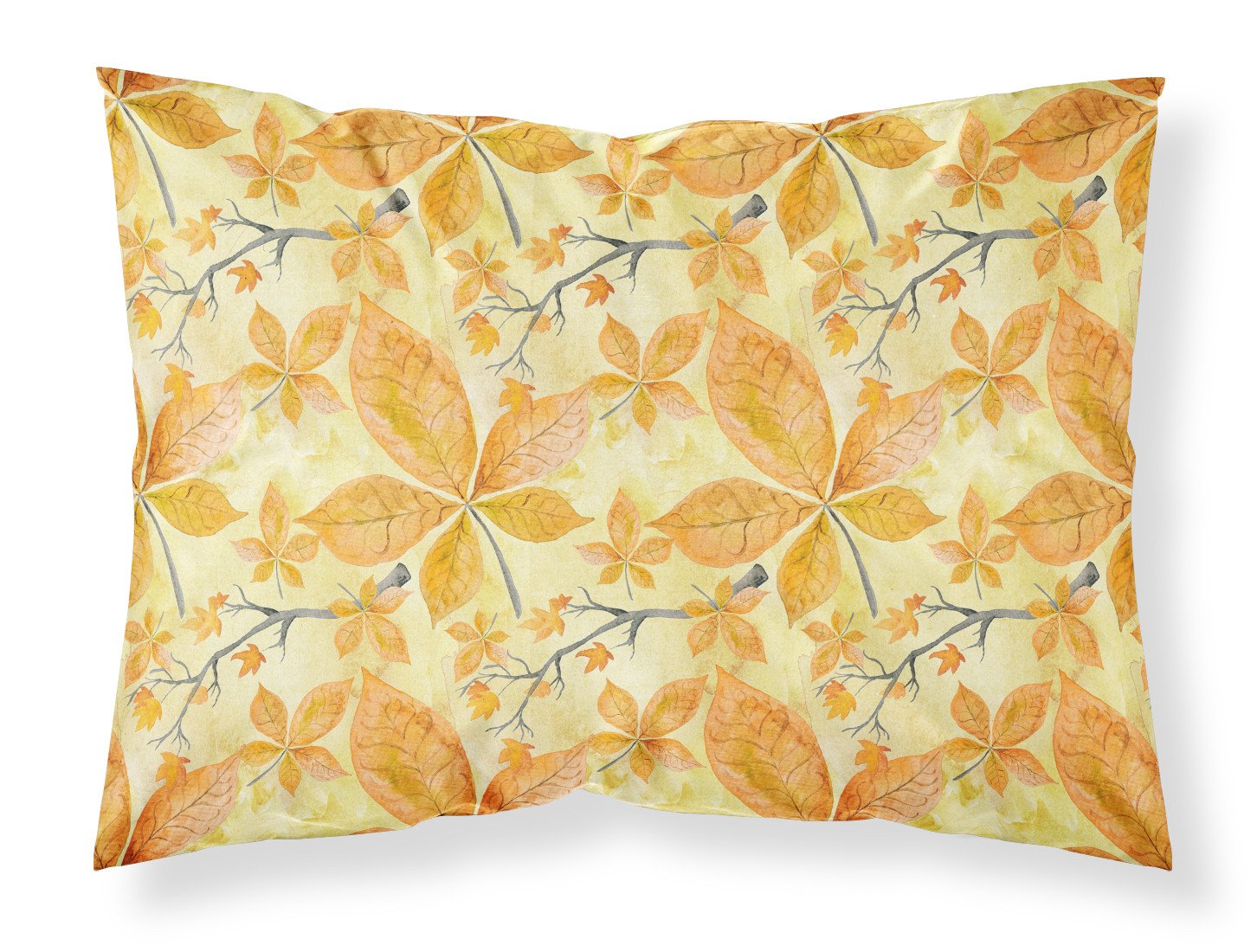 Fall Leaves and Branches Standard Pillowcase Lightweight Super Soft Easy Care Decorative Artwork Pillowcase, Standard