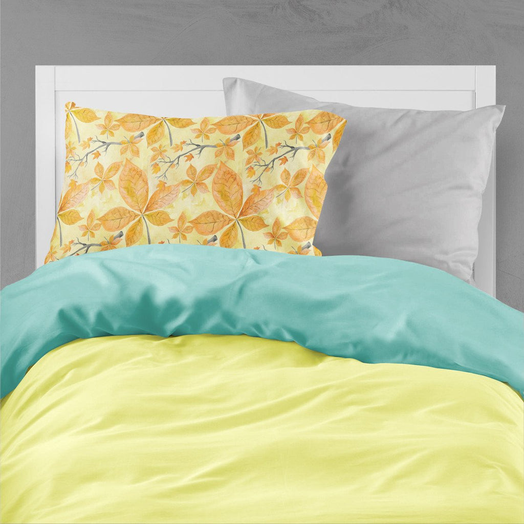 Fall Leaves and Branches Standard Pillowcase Lightweight Super Soft Easy Care Decorative Artwork Pillowcase, Standard