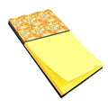 Fall Leaves and Branches Watercolor Sticky Note Holder Refillable Dispenser Desk Accessory 3x3 Pad Gift