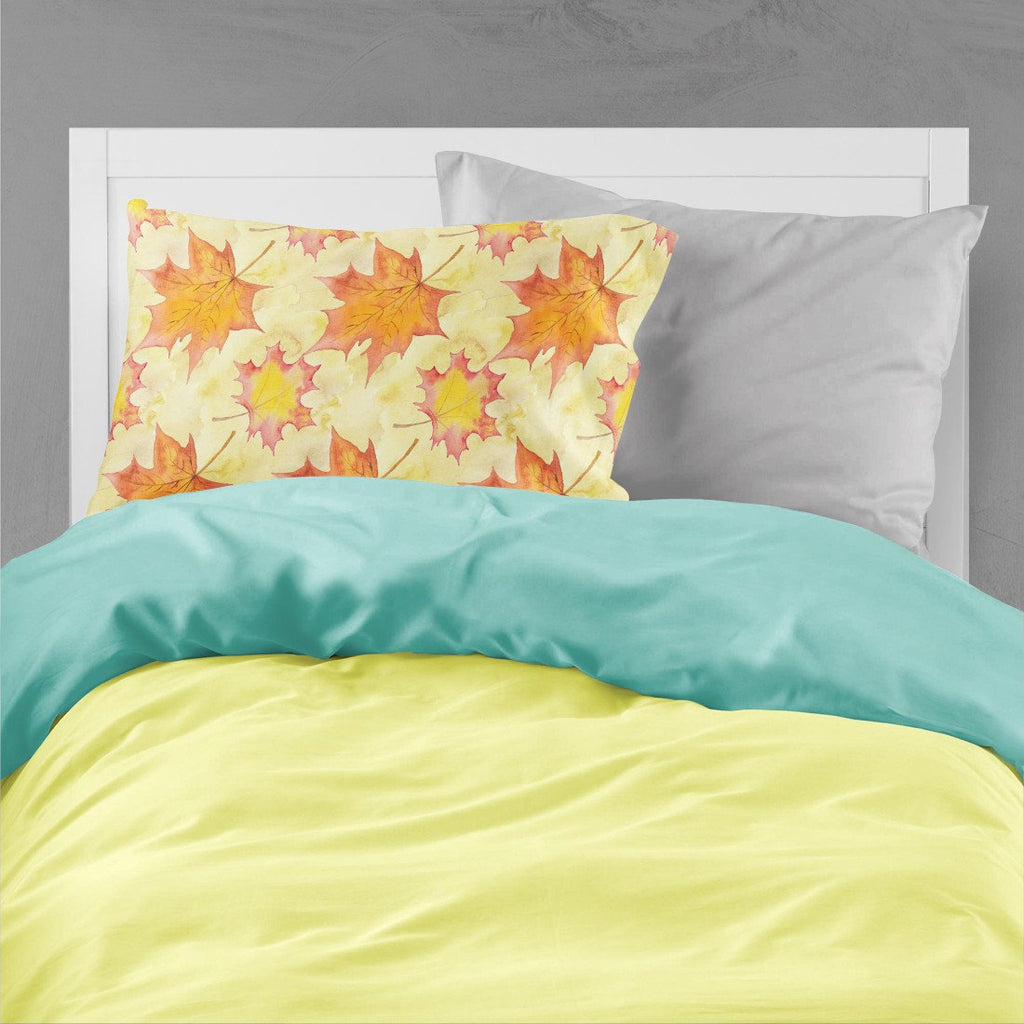 Fall Leaves Scattered Standard Pillowcase Lightweight Super Soft Easy Care Decorative Artwork Pillowcase, Standard