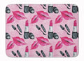 Watercolor Diva Lipstick  Memory Foam Kitchen Mat Machine Washable Anti-Fatigue Cushion Comfort Bath or Kitchen Rug