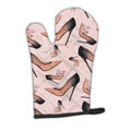 Watercolor Fashion Diva Shoes Oven Mitt Heat Resistant Thick Oven Mitt for Hot Pans and Oven, Kitchen Mitt Protect Hands, Cooking Baking Glove