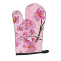 Watercolor Pink Flowers Oven Mitt Heat Resistant Thick Oven Mitt for Hot Pans and Oven, Kitchen Mitt Protect Hands, Cooking Baking Glove