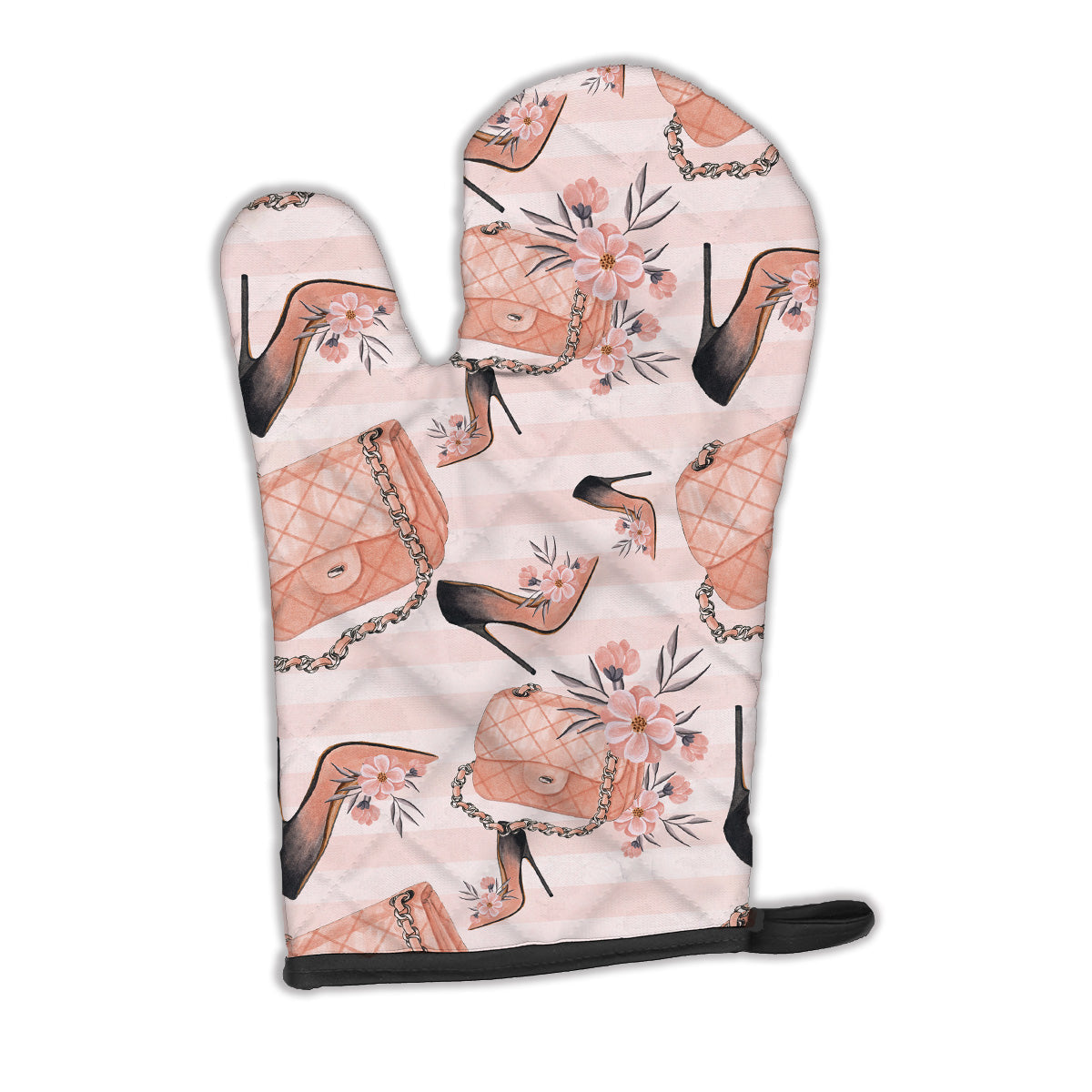 Fashion Diva Shoes and Purses Oven Mitt Heat Resistant Thick Oven Mitt for Hot Pans and Oven, Kitchen Mitt Protect Hands, Cooking Baking Glove