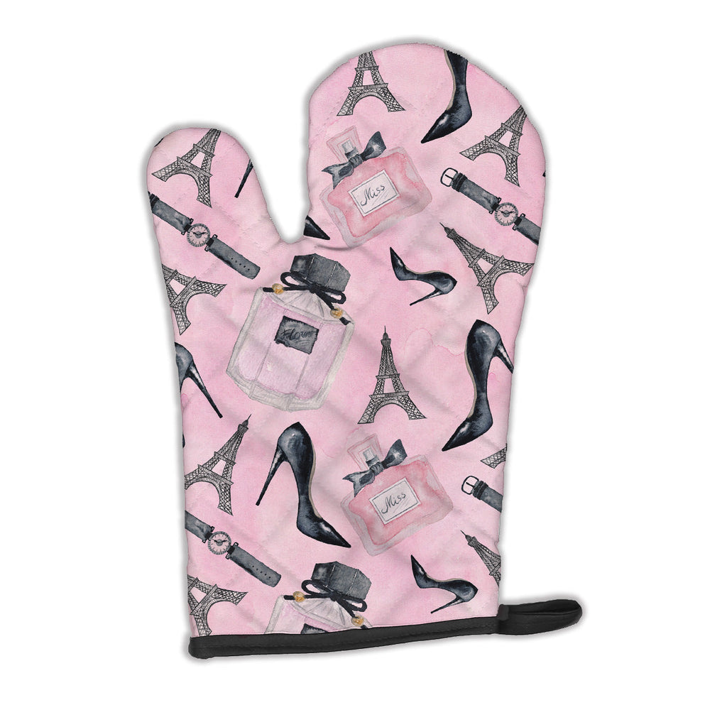 Watercolor Fashion Diva Shoes and accessories Oven Mitt Heat Resistant Thick Oven Mitt for Hot Pans and Oven, Kitchen Mitt Protect Hands, Cooking Baking Glove