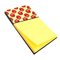 Watercolor Apples and Polkadots Watercolor Sticky Note Holder Refillable Dispenser Desk Accessory 3x3 Pad Gift