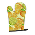 Watercolor Limes and Oranges Citrus Oven Mitt Heat Resistant Thick Oven Mitt for Hot Pans and Oven, Kitchen Mitt Protect Hands, Cooking Baking Glove