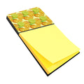Watercolor Limes and Oranges Citrus Watercolor Sticky Note Holder Refillable Dispenser Desk Accessory 3x3 Pad Gift