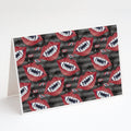 Watecolor Halloween Vampire Teeth Greeting Cards Pack of 8 Blank Cards with Envelopes Whimsical A7 Size 5x7