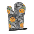 Watecolor Halloween Jack-O-Lantern Bats Oven Mitt Heat Resistant Thick Oven Mitt for Hot Pans and Oven, Kitchen Mitt Protect Hands, Cooking Baking Glove