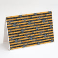 Watecolor Halloween Spiders Greeting Cards Pack of 8 Blank Cards with Envelopes Whimsical A7 Size 5x7