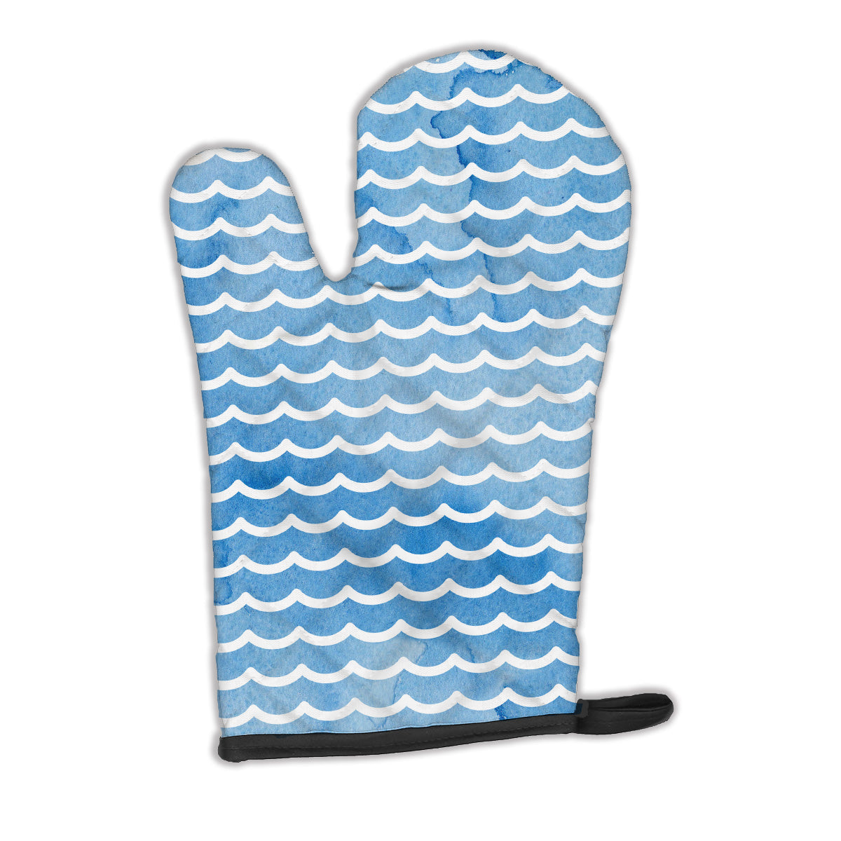Beach Watercolor Waves Oven Mitt Heat Resistant Thick Oven Mitt for Hot Pans and Oven, Kitchen Mitt Protect Hands, Cooking Baking Glove