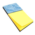 Beach Watercolor Waves Watercolor Sticky Note Holder Refillable Dispenser Desk Accessory 3x3 Pad Gift