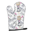 Watercolor Girl Boss Get it Girl Oven Mitt Heat Resistant Thick Oven Mitt for Hot Pans and Oven, Kitchen Mitt Protect Hands, Cooking Baking Glove