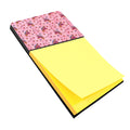 Watercolor Shooting Stars on Pink Watercolor Sticky Note Holder Refillable Dispenser Desk Accessory 3x3 Pad Gift