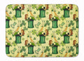 Watercolor St Patrick's Day Party Memory Foam Kitchen Mat Machine Washable Anti-Fatigue Cushion Comfort Bath or Kitchen Rug