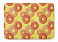 Watercolor Just Donuts Memory Foam Kitchen Mat Machine Washable Anti-Fatigue Cushion Comfort Bath or Kitchen Rug