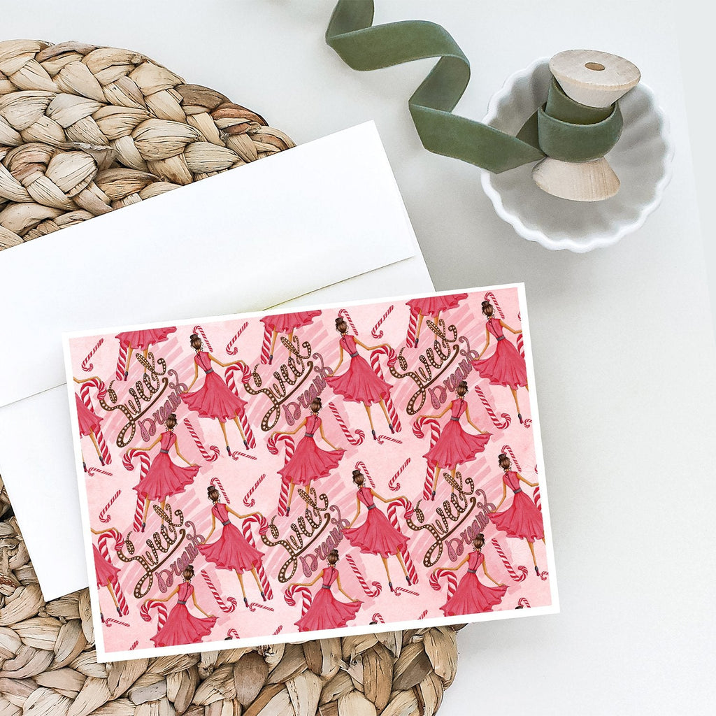 Watercolor Sweets Galore Greeting Cards Pack of 8 Blank Cards with Envelopes Whimsical A7 Size 5x7