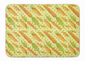 Watercolor Carrots Memory Foam Kitchen Mat Machine Washable Anti-Fatigue Cushion Comfort Bath or Kitchen Rug