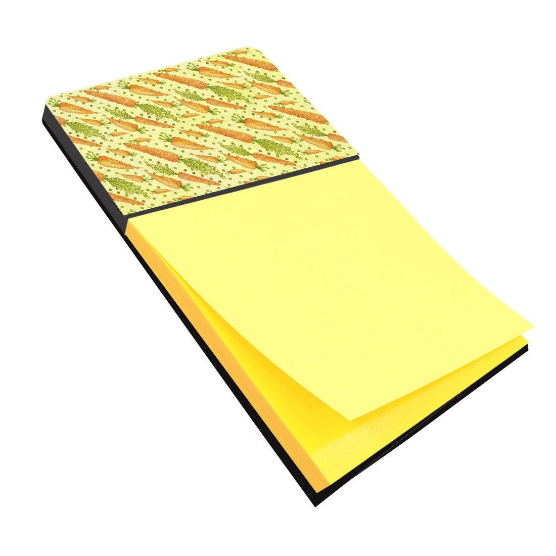 Watercolor Carrots Watercolor Sticky Note Holder Refillable Dispenser Desk Accessory 3x3 Pad Gift