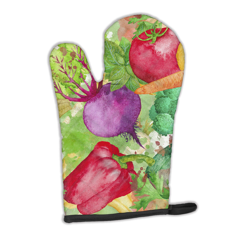 Watercolor Vegetables Farm to Table Oven Mitt Heat Resistant Thick Oven Mitt for Hot Pans and Oven, Kitchen Mitt Protect Hands, Cooking Baking Glove