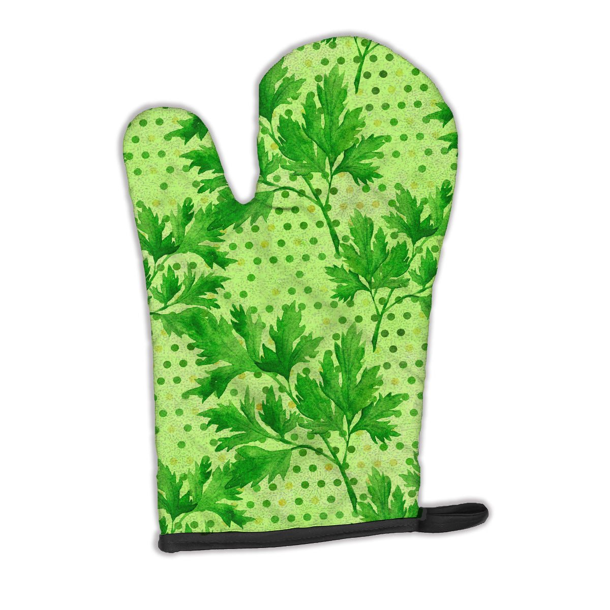 Watercolor Parsley Oven Mitt Heat Resistant Thick Oven Mitt for Hot Pans and Oven, Kitchen Mitt Protect Hands, Cooking Baking Glove