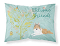 Welcome Friends Collie Standard Pillowcase Lightweight Super Soft Easy Care Decorative Artwork Pillowcase, Standard