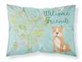Welcome Friends Brown Staffie Standard Pillowcase Lightweight Super Soft Easy Care Decorative Artwork Pillowcase, Standard