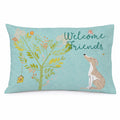 Welcome Friends Whippet Standard Pillowcase Lightweight Super Soft Easy Care Decorative Artwork Pillowcase, Standard