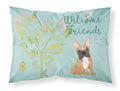 Welcome Friends Fawn French Bulldog Standard Pillowcase Lightweight Super Soft Easy Care Decorative Artwork Pillowcase, Standard