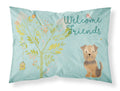 Welcome Friends Yorkie Natural Ears Standard Pillowcase Lightweight Super Soft Easy Care Decorative Artwork Pillowcase, Standard