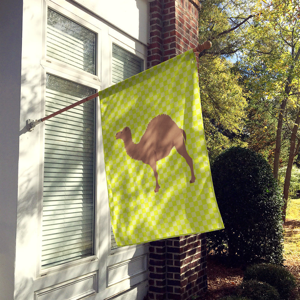 F1 Hybrid Camel Green House Flag 28x40 Porch Sleeve Pole Decorative Outside Yard Banner Artwork Wall Hanging, Polyester