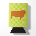 Highland Cow Green Can or Bottle Hugger Cooler Sleeve for Standard 12 oz Cans, Insulated Foam Beer & Soda Can Hugger Reusable