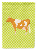 Guernsey Cow  Green House Flag 28x40 Porch Sleeve Pole Decorative Outside Yard Banner Artwork Wall Hanging, Polyester