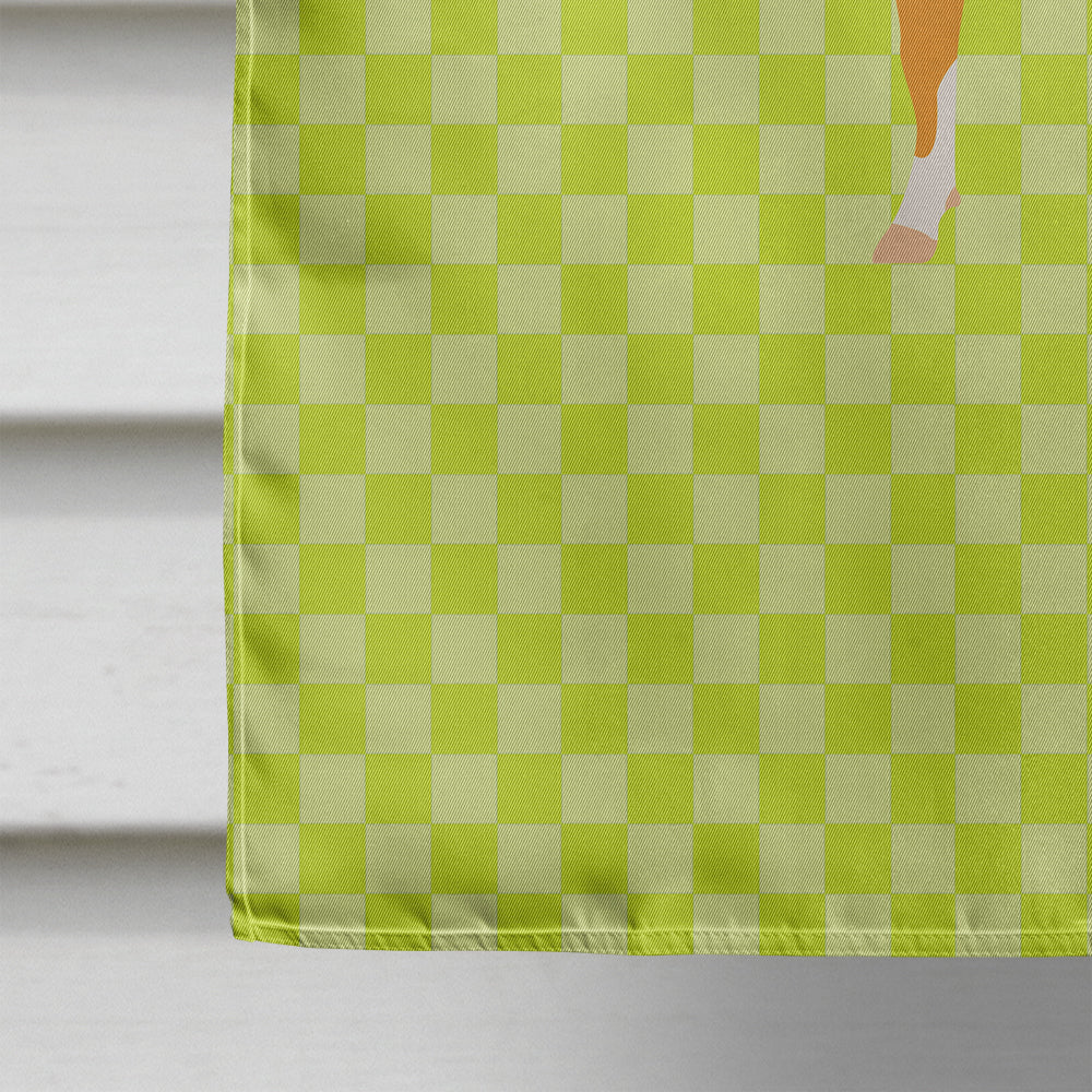 Guernsey Cow  Green House Flag 28x40 Porch Sleeve Pole Decorative Outside Yard Banner Artwork Wall Hanging, Polyester