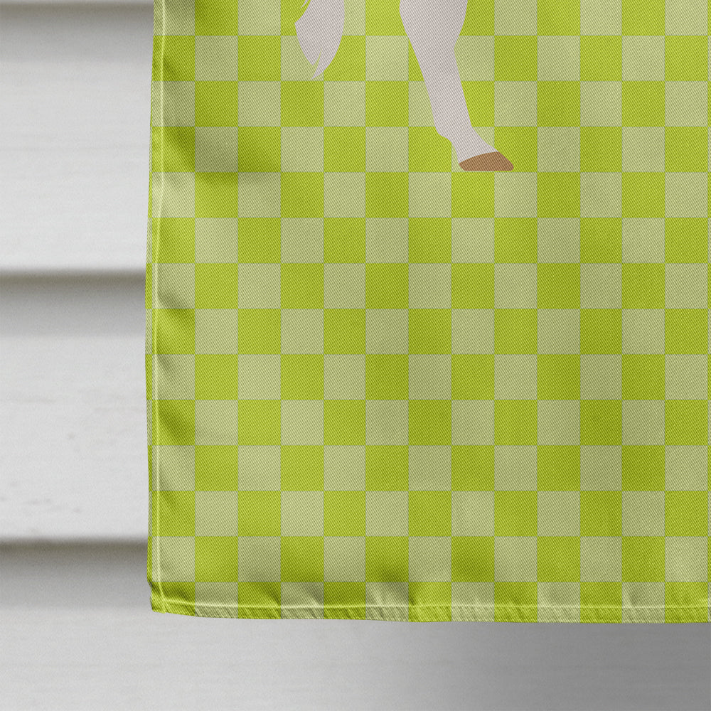 Ayrshire Cow Green House Flag 28x40 Porch Sleeve Pole Decorative Outside Yard Banner Artwork Wall Hanging, Polyester