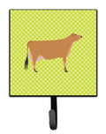 Jersey Cow Green Leash or Key Holder Wall Hooks, Key Hooks Holder, Coat Rack Wall Mount, Coat Hooks, Hooks for Hanging Keys, Towels, Aprons, Leashes