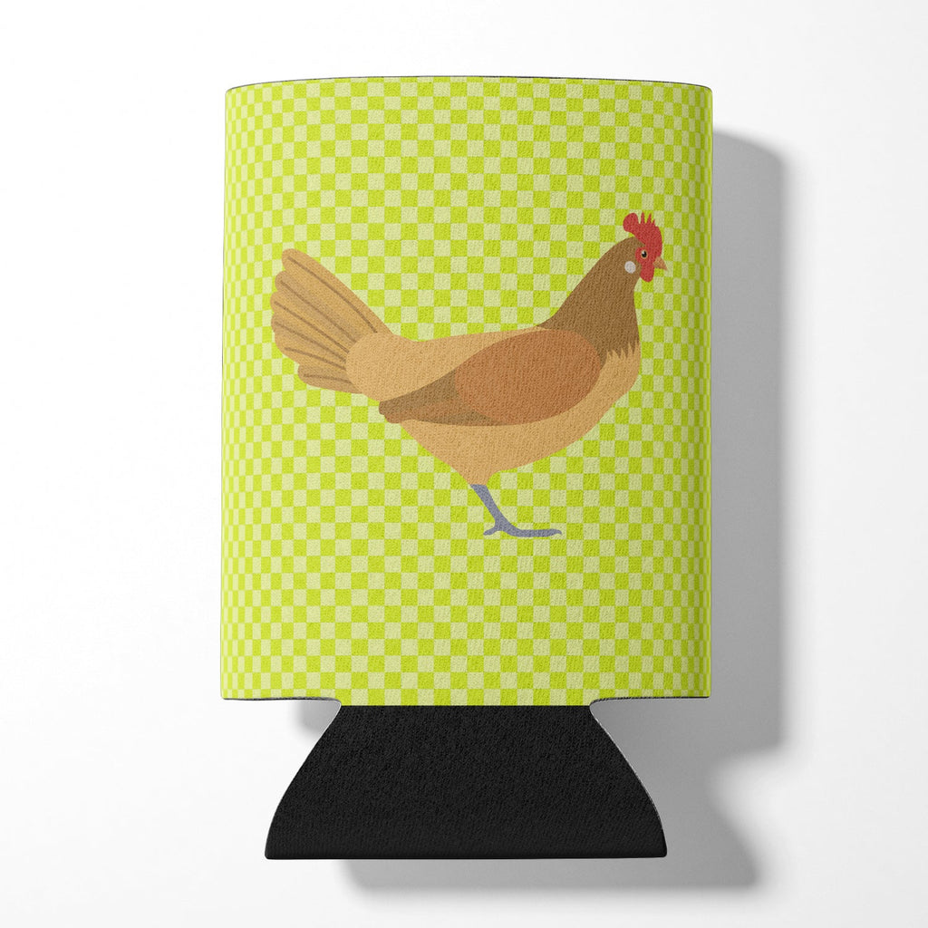Frisian Friesian Chicken Green Can or Bottle Hugger Cooler Sleeve for Standard 12 oz Cans, Insulated Foam Beer & Soda Can Hugger Reusable