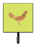 Frisian Friesian Chicken Green Leash or Key Holder Wall Hooks, Key Hooks Holder, Coat Rack Wall Mount, Coat Hooks, Hooks for Hanging Keys, Towels, Aprons, Leashes