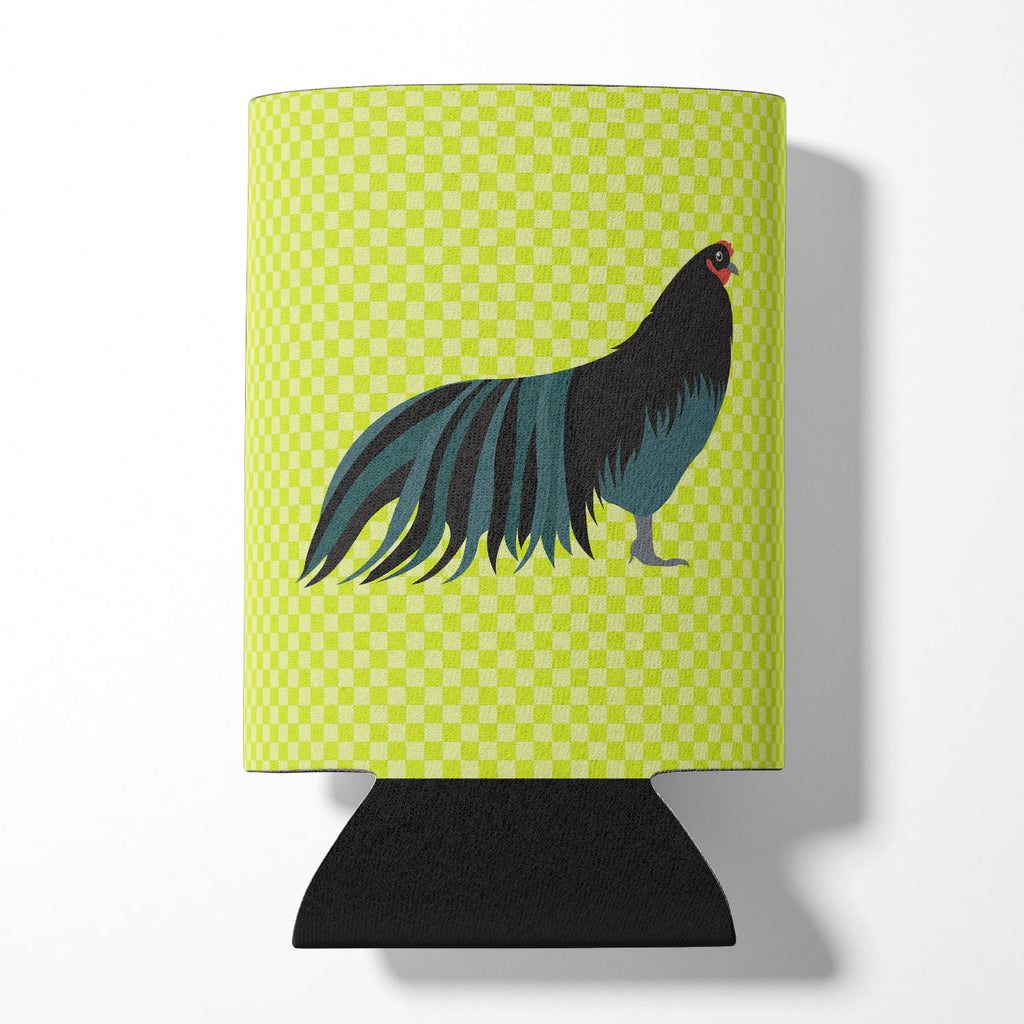 Sumatra Chicken Green Can or Bottle Hugger Cooler Sleeve for Standard 12 oz Cans, Insulated Foam Beer & Soda Can Hugger Reusable