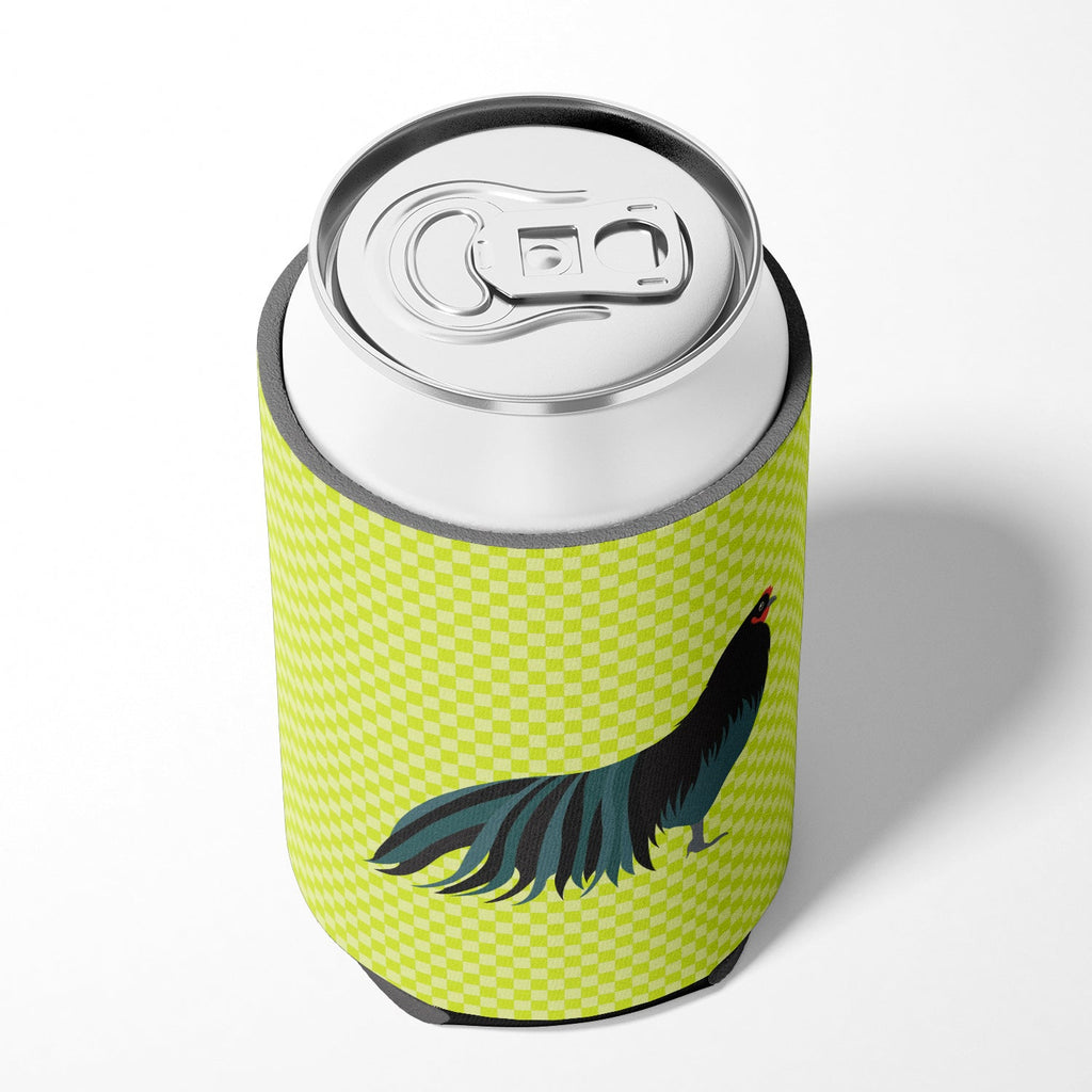 Sumatra Chicken Green Can or Bottle Hugger Cooler Sleeve for Standard 12 oz Cans, Insulated Foam Beer & Soda Can Hugger Reusable